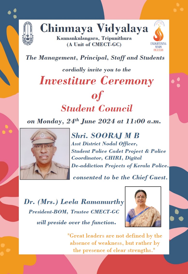 INVESTITURE CEREMONY OF STUDENT COUNCIL 2024