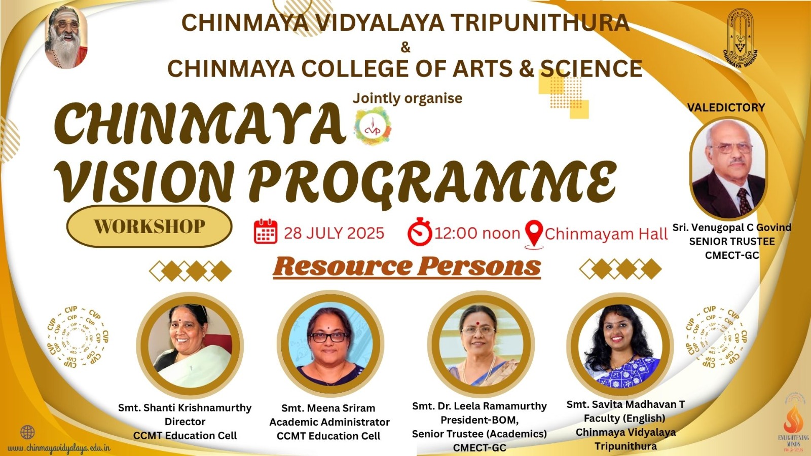 Chinmaya Vision programme workshop